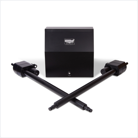 USAutomatic 020075 Patriot Dual Swing Operator-Solar - Royal Home Reserve
