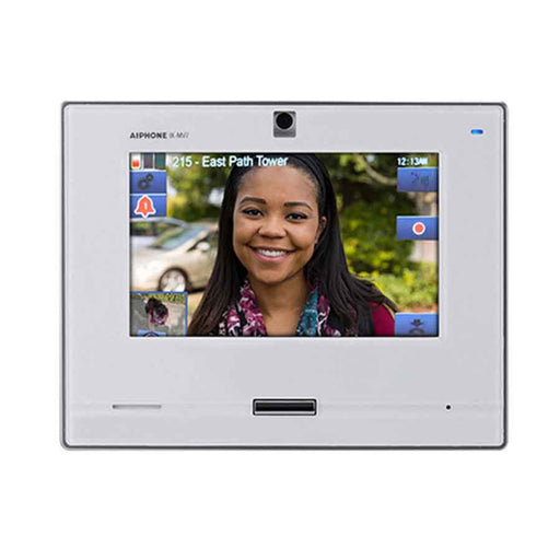 Aiphone SIP Compatible IP Video Master Station - 7" Touchscreen and Hands-free (White)  IX-MV7-W - Royal Home Reserve